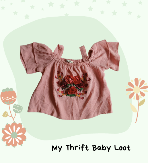 Preloved partywear top (1-2 years)